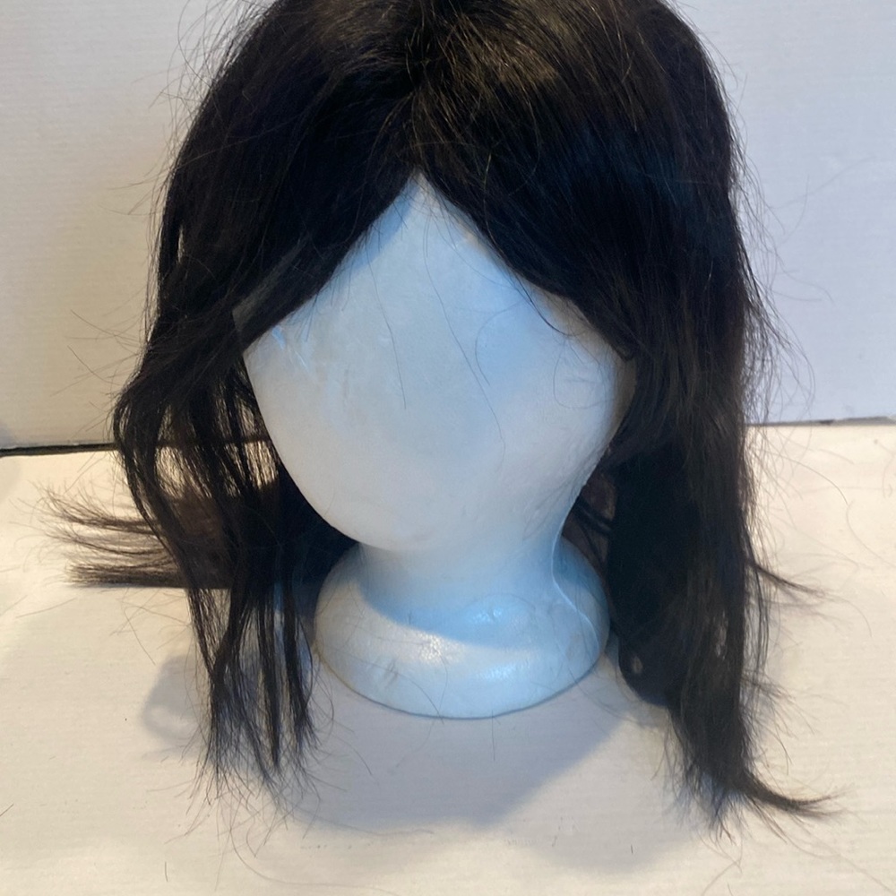 Very Dark Brown Shag Wig